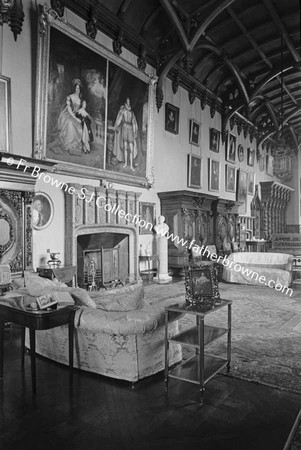 ADARE MANOR  DUTCH CHOIR STALLS AND ENTRANCE DOORS TO GREAT GALLERY